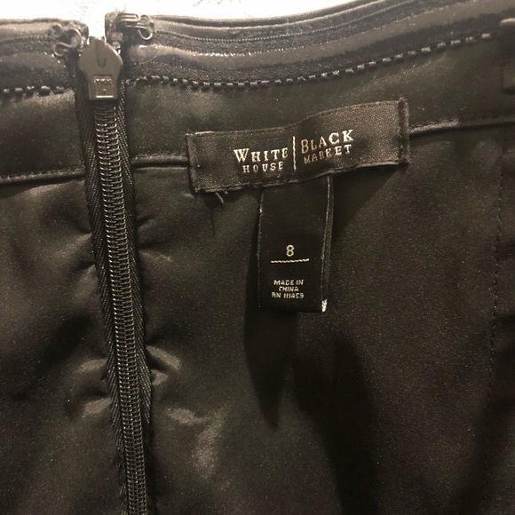 White House Black Market Silk Cocktail Dress - Picture 7 of 9